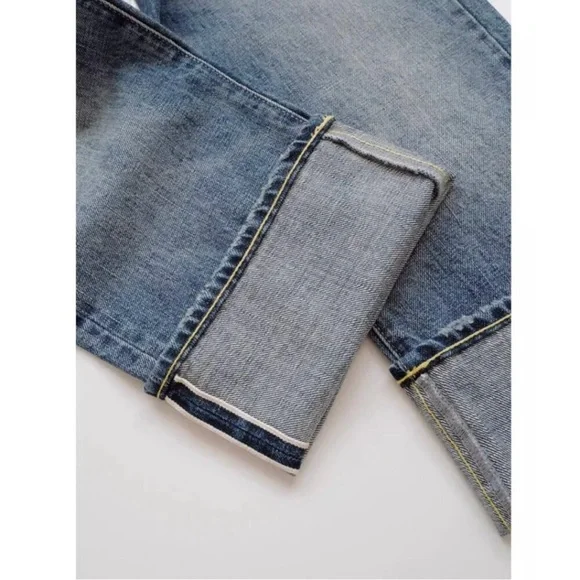 [R13] Tailored Drop Cuffed Estin Selvedge Jeans Special Edition - Picture 6 of 9